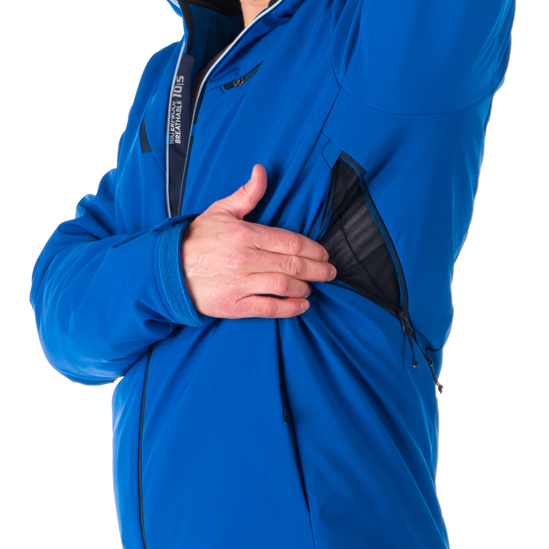 BU-5043SNW men's ski softshell insulated jacket 3L BRIXTON