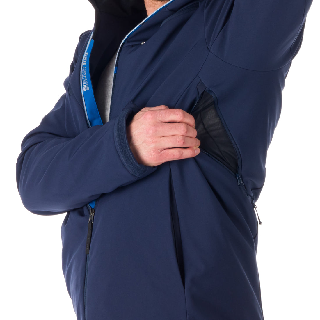 BU-5043SNW men's ski softshell insulated jacket 3L BRIXTON