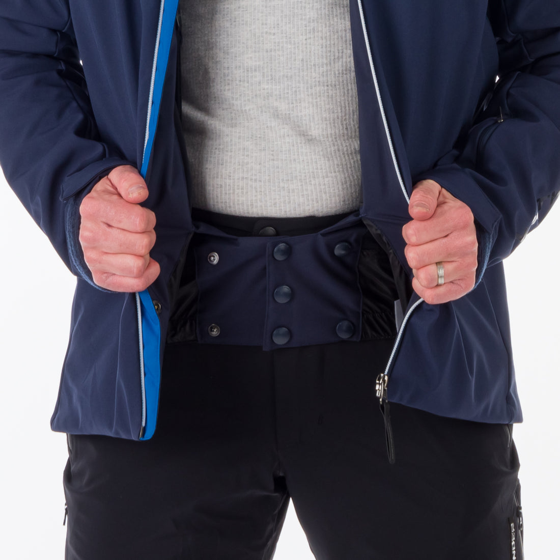 BU-5043SNW men's ski softshell insulated jacket 3L BRIXTON