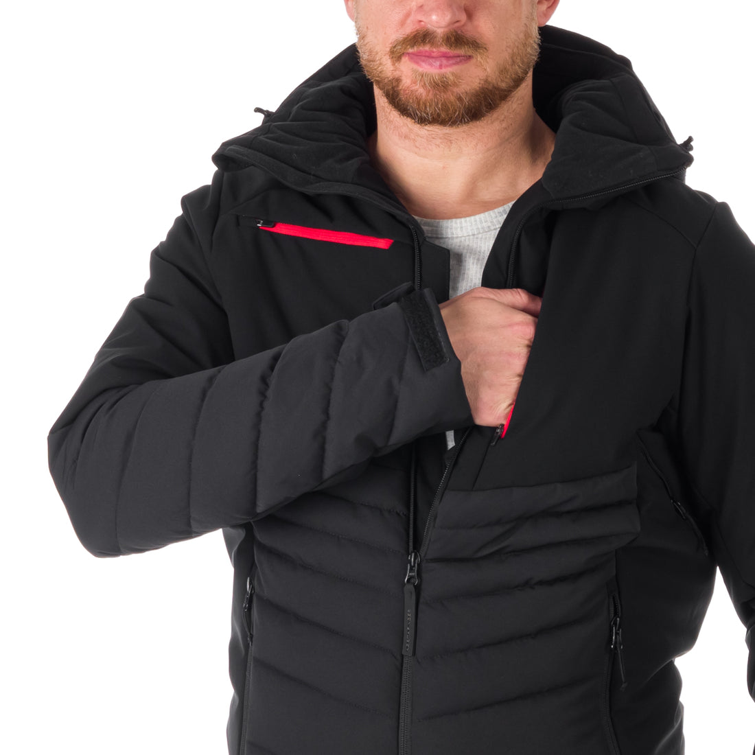 BU-5045SNW men's ski insulated active jacket MYLO