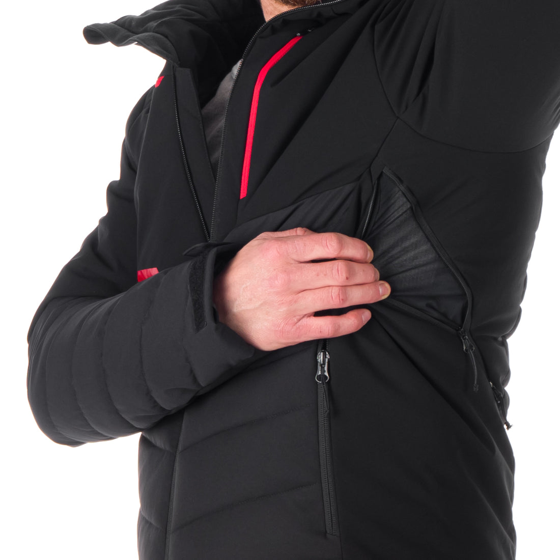 BU-5045SNW men's ski insulated active jacket MYLO