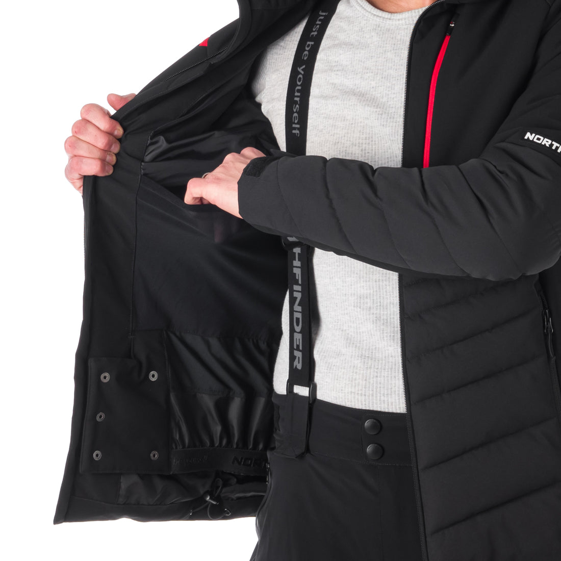 BU-5045SNW men's ski insulated active jacket MYLO