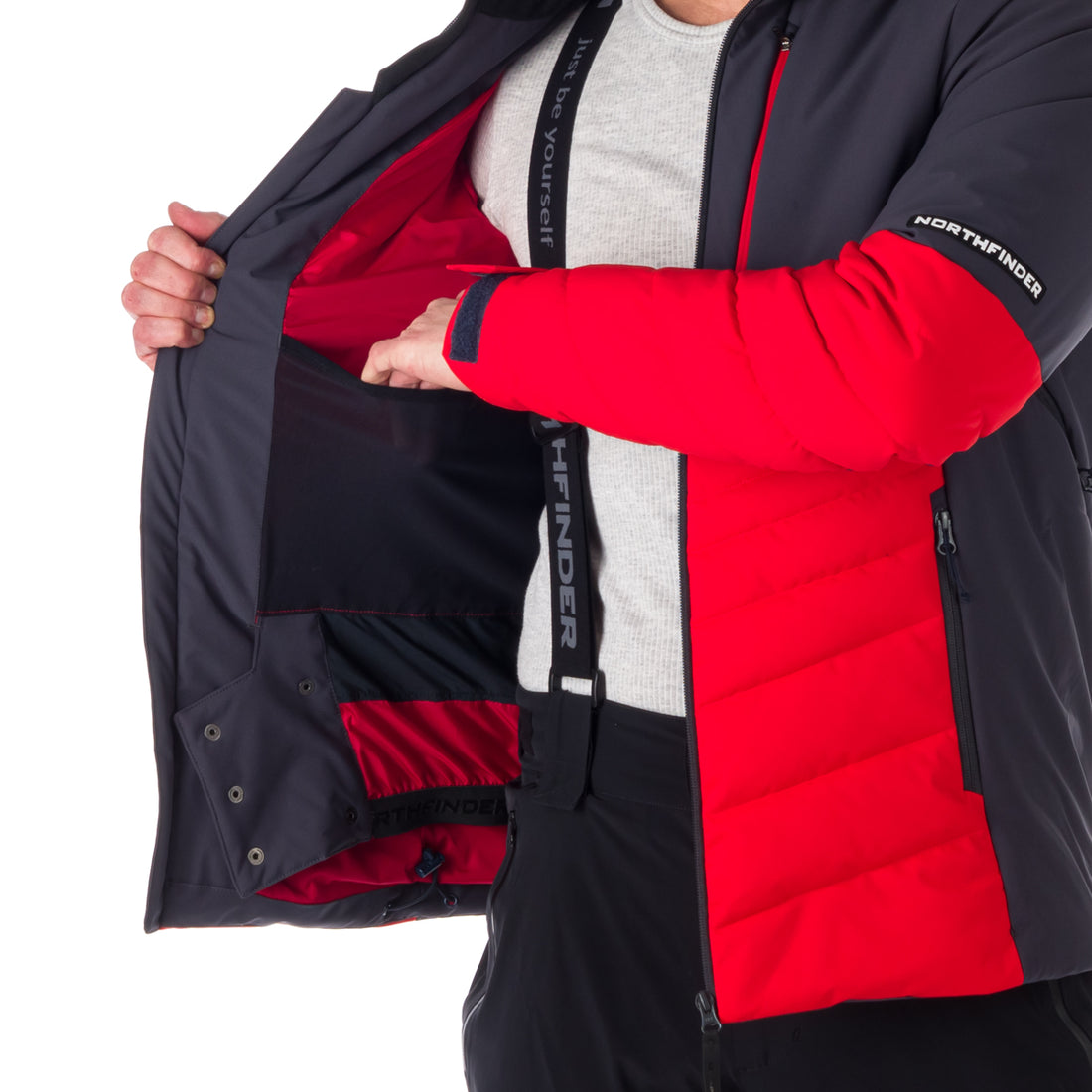 BU-5045SNW men's ski insulated active jacket MYLO