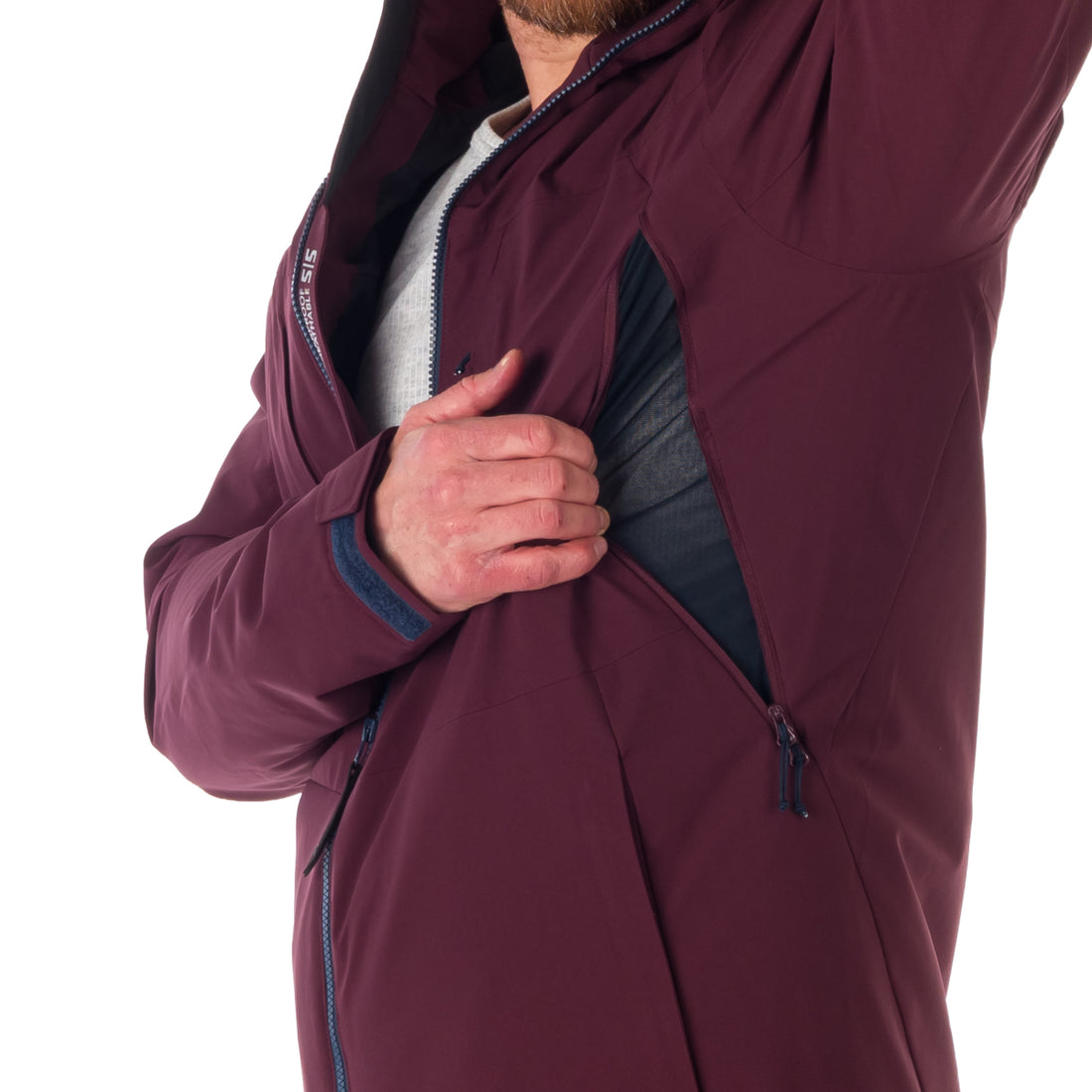 BU-5047SNW men's ski insulated comfort jacket prolonged fit BODIE