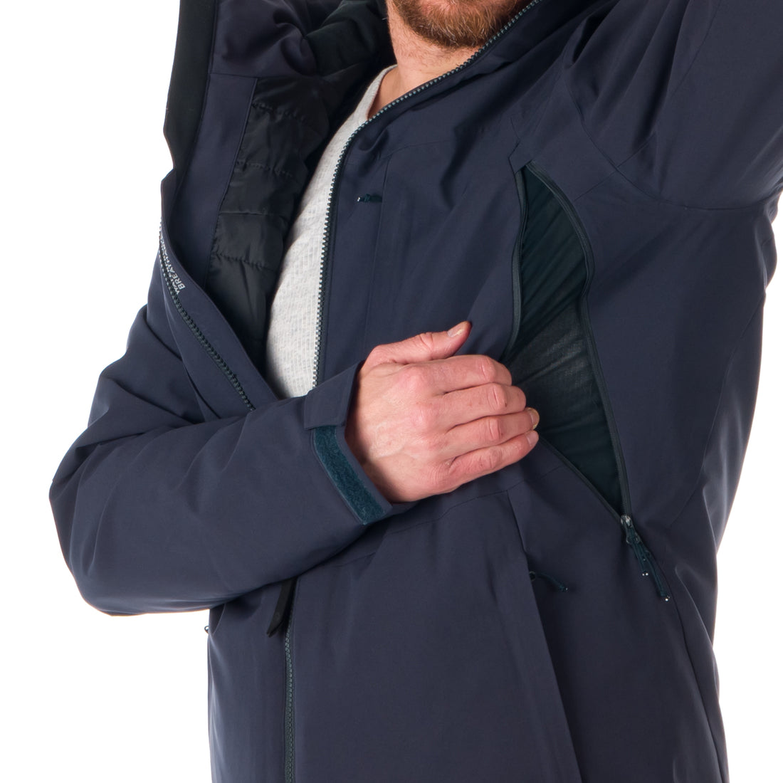 BU-5047SNW men's ski insulated comfort jacket prolonged fit BODIE
