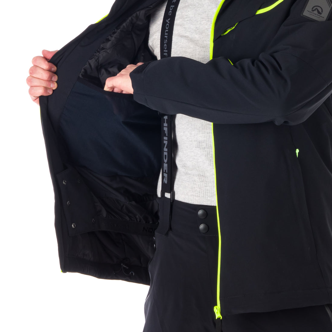 BU-5048SNW men's ski elegant insulated jacket  AXTON