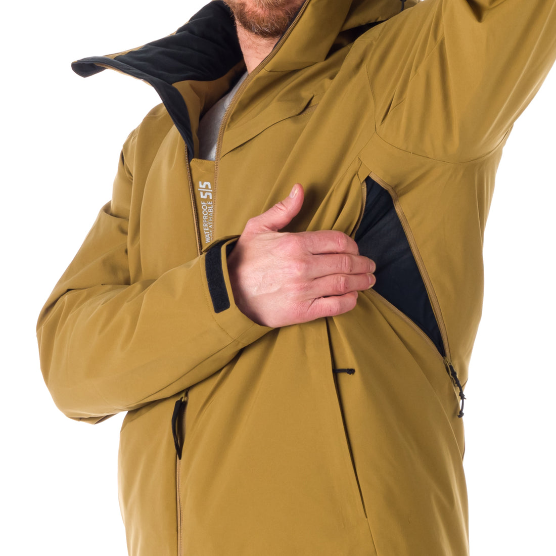 BU-5048SNW men's ski elegant insulated jacket  AXTON