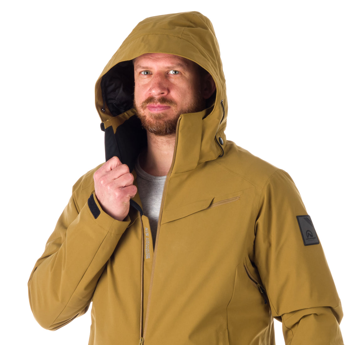 BU-5048SNW men's ski elegant insulated jacket  AXTON