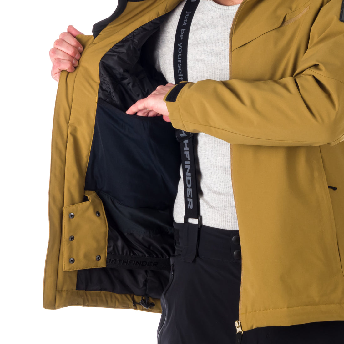 BU-5048SNW men's ski elegant insulated jacket  AXTON