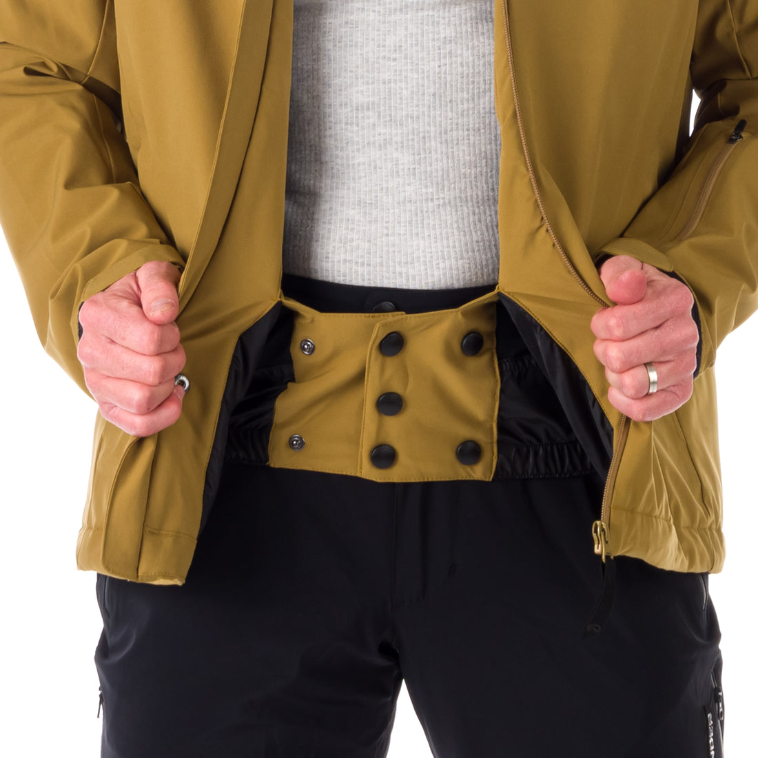 BU-5048SNW men's ski elegant insulated jacket  AXTON