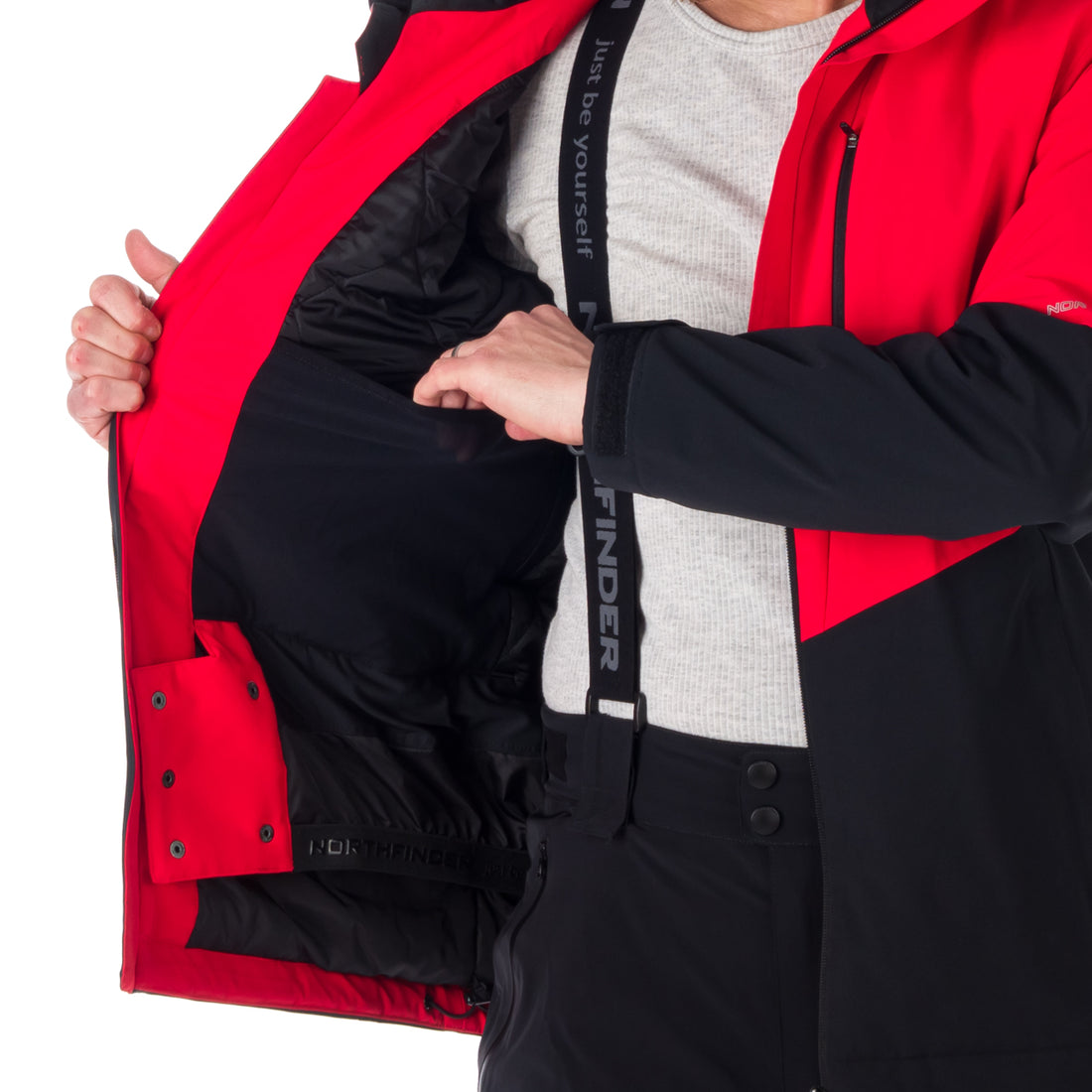 BU-5049SNW men's ski trendy insulated jacket  BRYANT
