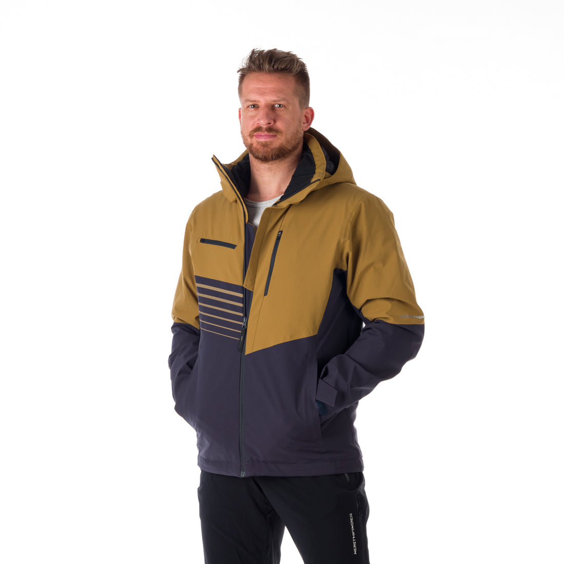 BU-5049SNW men's ski trendy insulated jacket  BRYANT