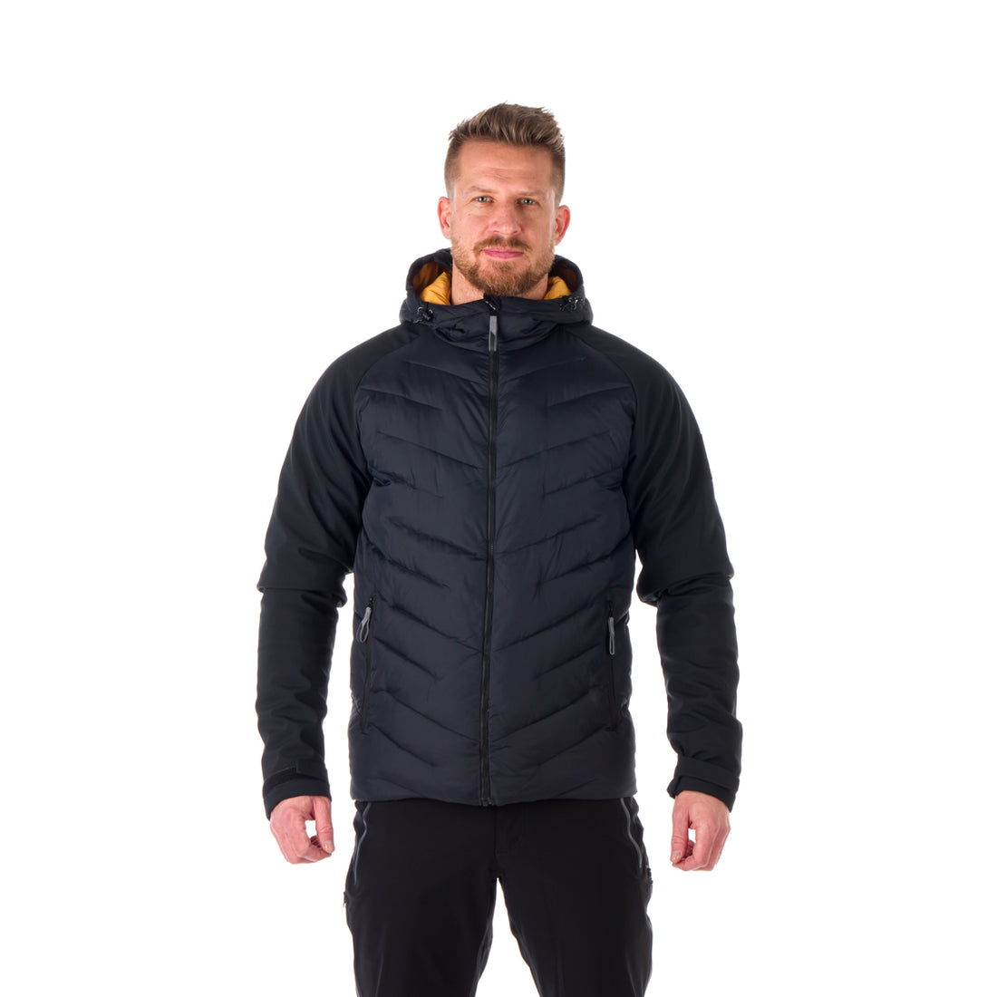 BU-5055SP men's insulated jacket combination with softshell KAYSEN