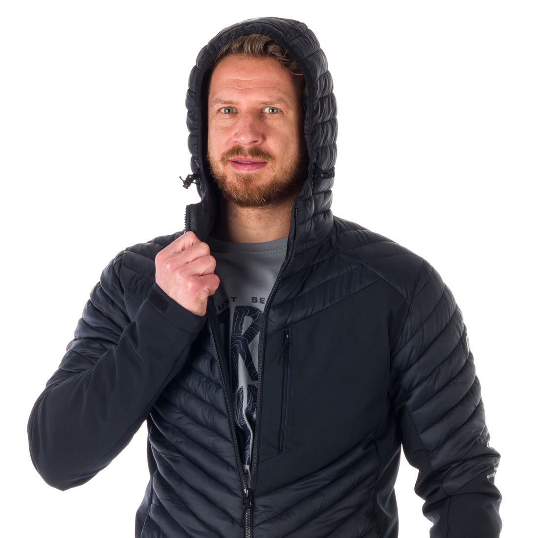 BU-5057SP men's urban insulated jacket combination with softshell AZRAEL