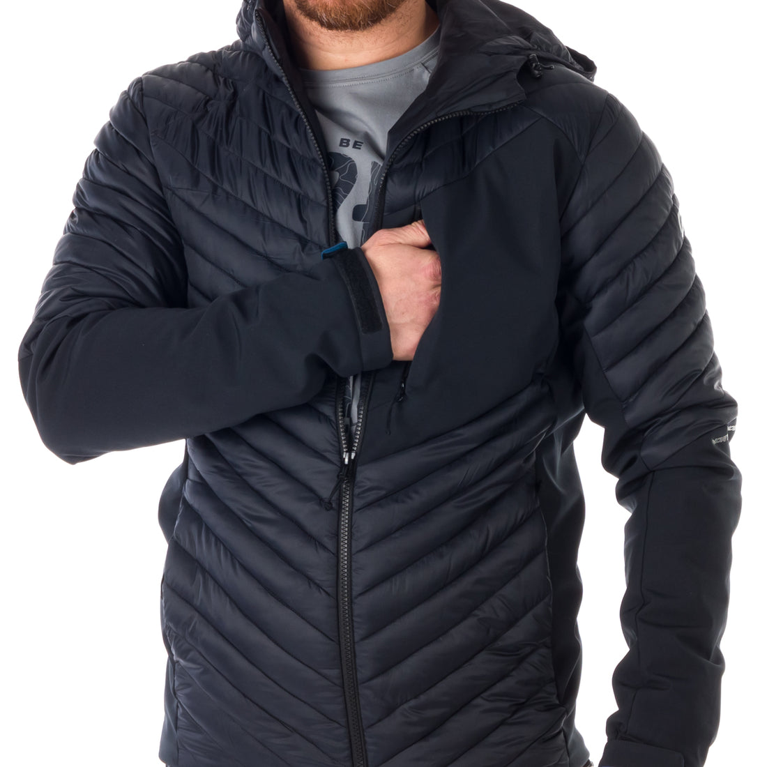 BU-5057SP men's urban insulated jacket combination with softshell AZRAEL