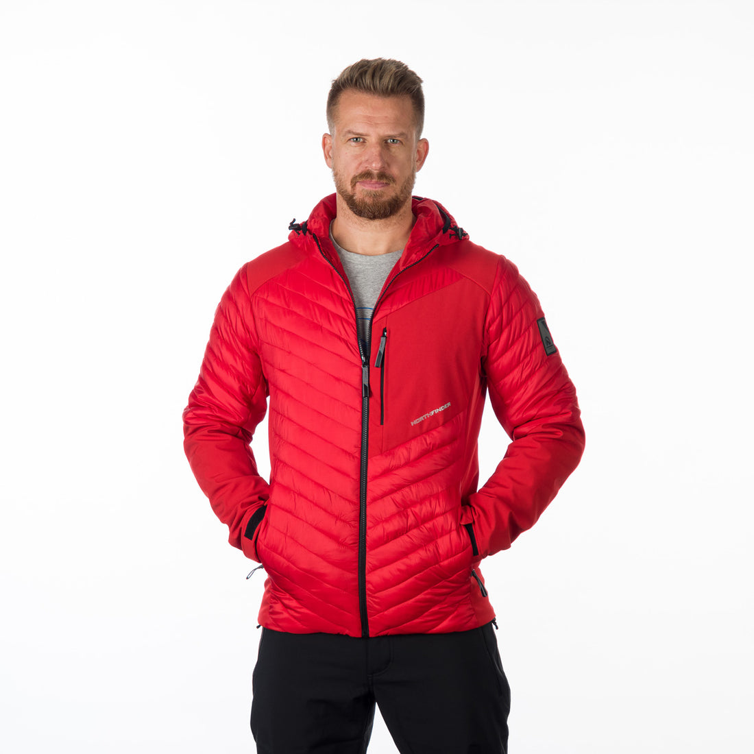 BU-5057SP men's urban insulated jacket combination with softshell AZRAEL