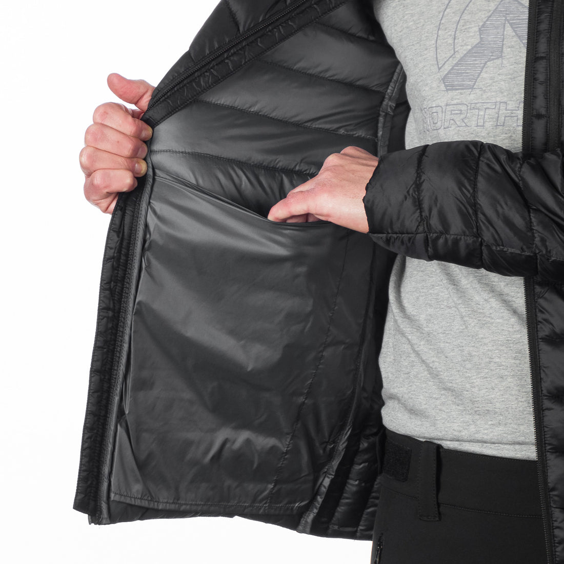 BU-5077OR men's lightweight thermal layer jacket with dowlike synthetic insulation BRAATH