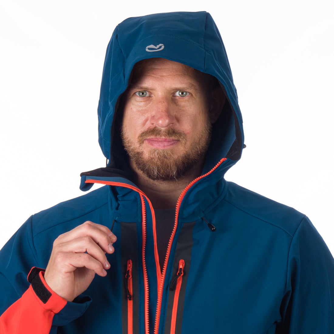 BU-5101OR men's outdoor hoody mountain softshell 3L jacket GRAYSON 