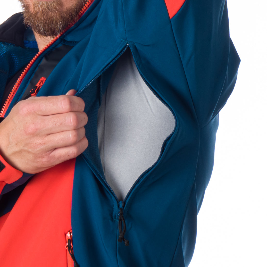 BU-5101OR men's outdoor hoody mountain softshell 3L jacket GRAYSON 