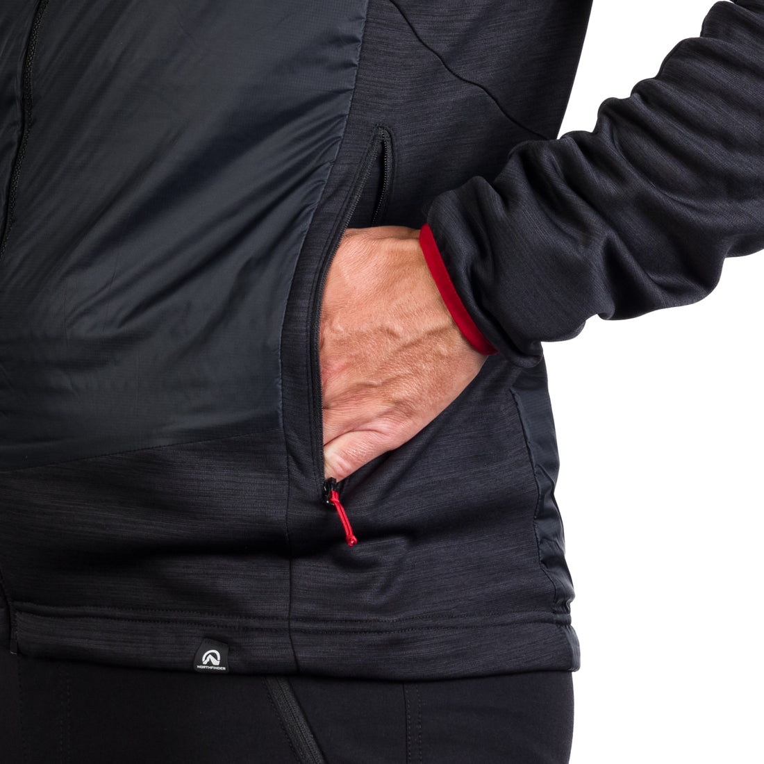 BU-5125OR Men's hybrid jacket with active insulation CERVINO