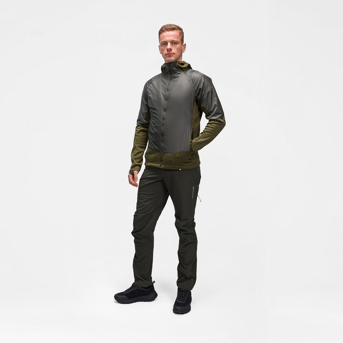 BU-5125OR Men's hybrid jacket with active insulation CERVINO