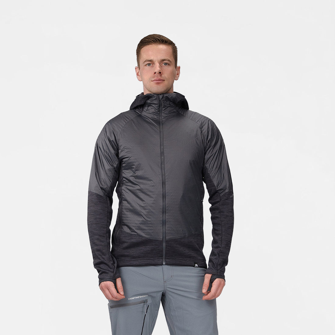 BU-5125OR Men's hybrid jacket with active insulation CERVINO