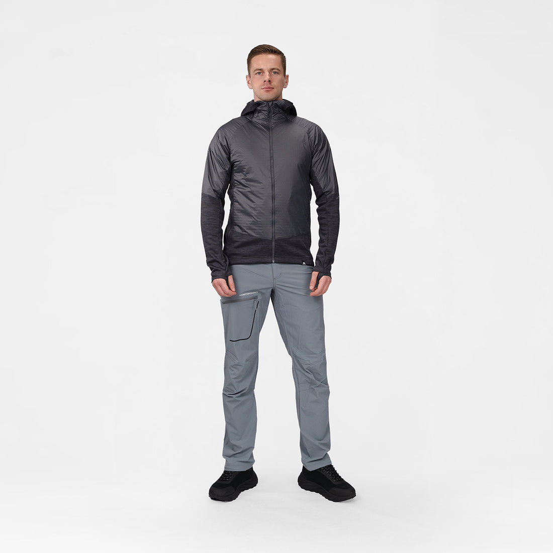 BU-5125OR Men's hybrid jacket with active insulation CERVINO