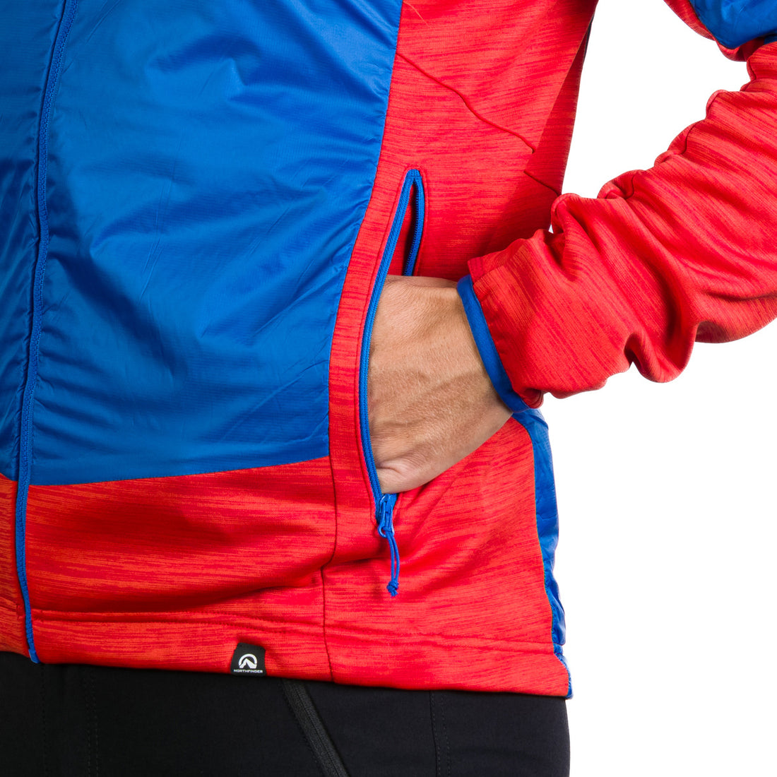 BU-5125OR Men's hybrid jacket with active insulation CERVINO