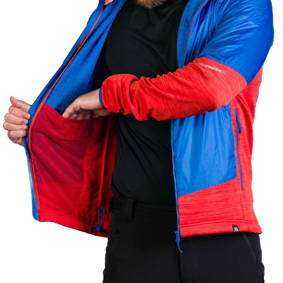 BU-5125OR Men's hybrid jacket with active insulation CERVINO