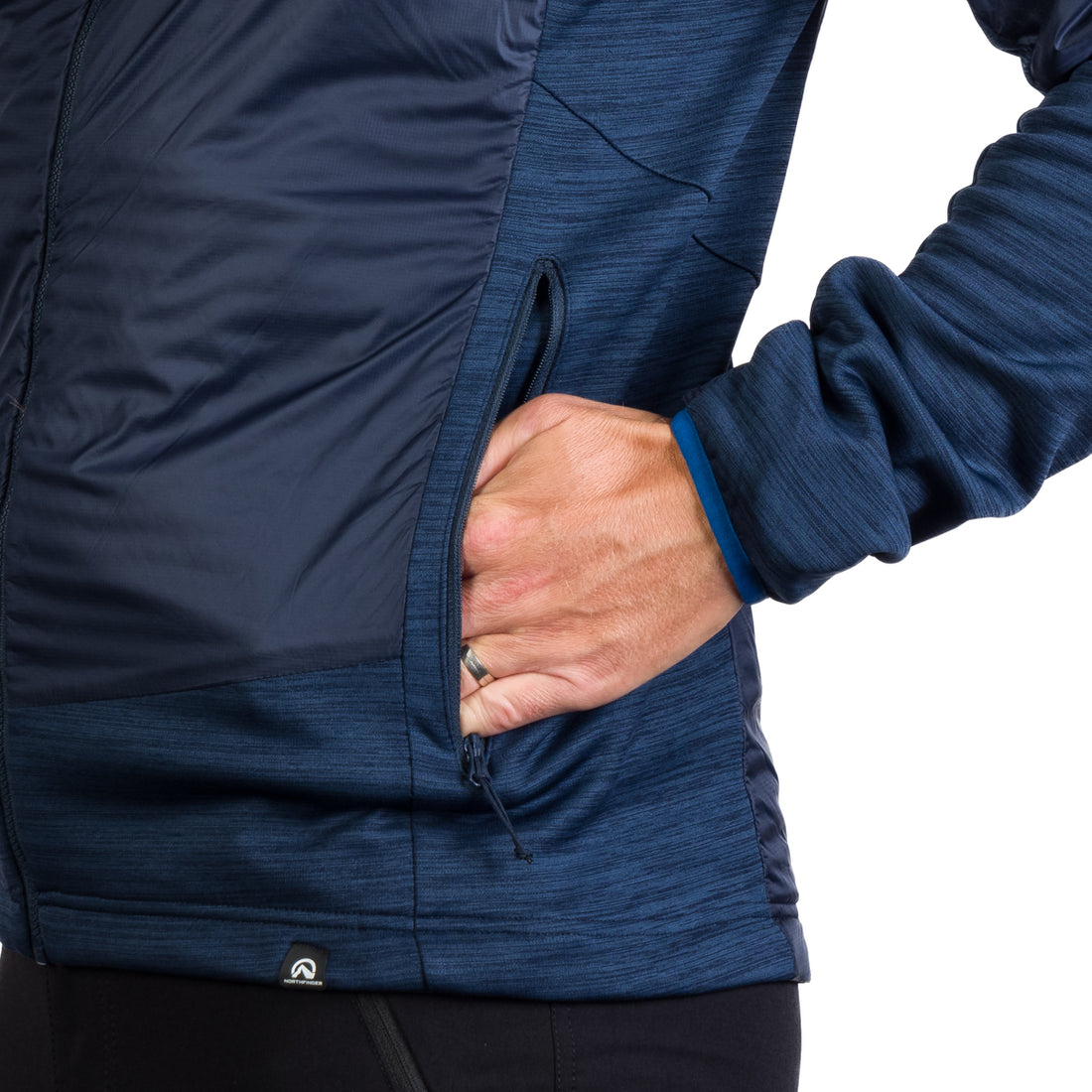 BU-5125OR Men's hybrid jacket with active insulation CERVINO