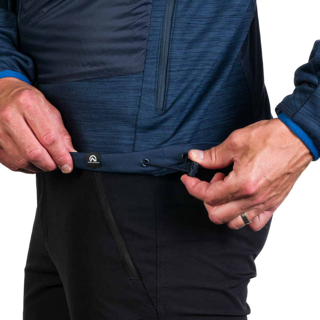 BU-5125OR Men's hybrid jacket with active insulation CERVINO