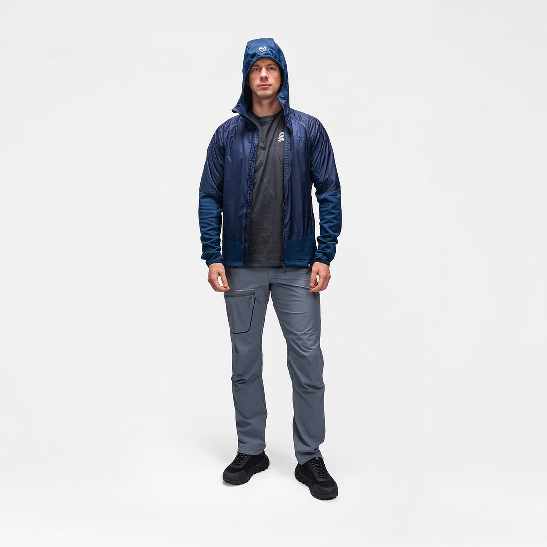 BU-5125OR Men's hybrid jacket with active insulation CERVINO