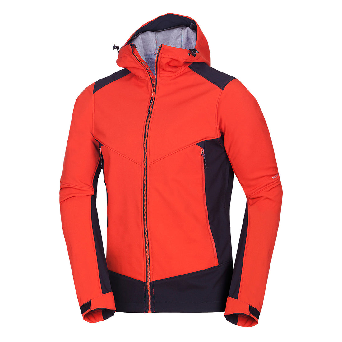 BU-5130OR men's outdoor hoody softshell jacket protect face 3L MORRIS