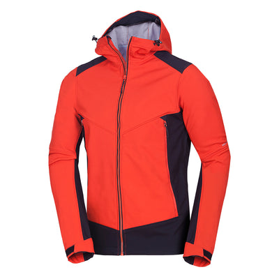 BU-5130OR men's outdoor hoody softshell jacket protect face 3L MORRIS