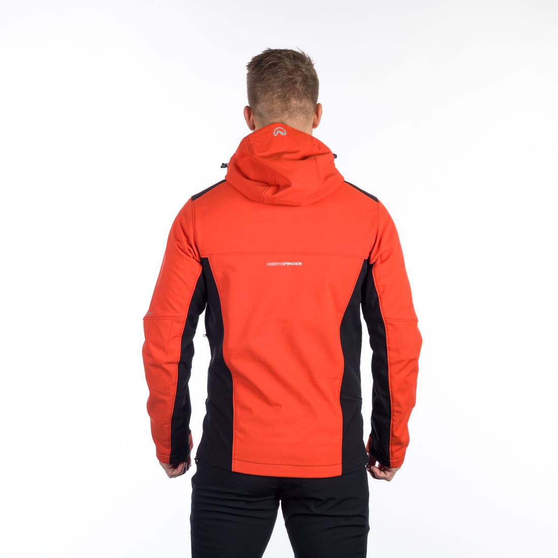 BU-5130OR men's outdoor hoody softshell jacket protect face 3L MORRIS