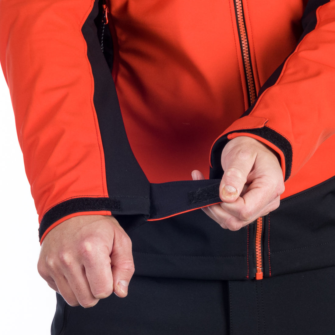 BU-5130OR men's outdoor hoody softshell jacket protect face 3L MORRIS