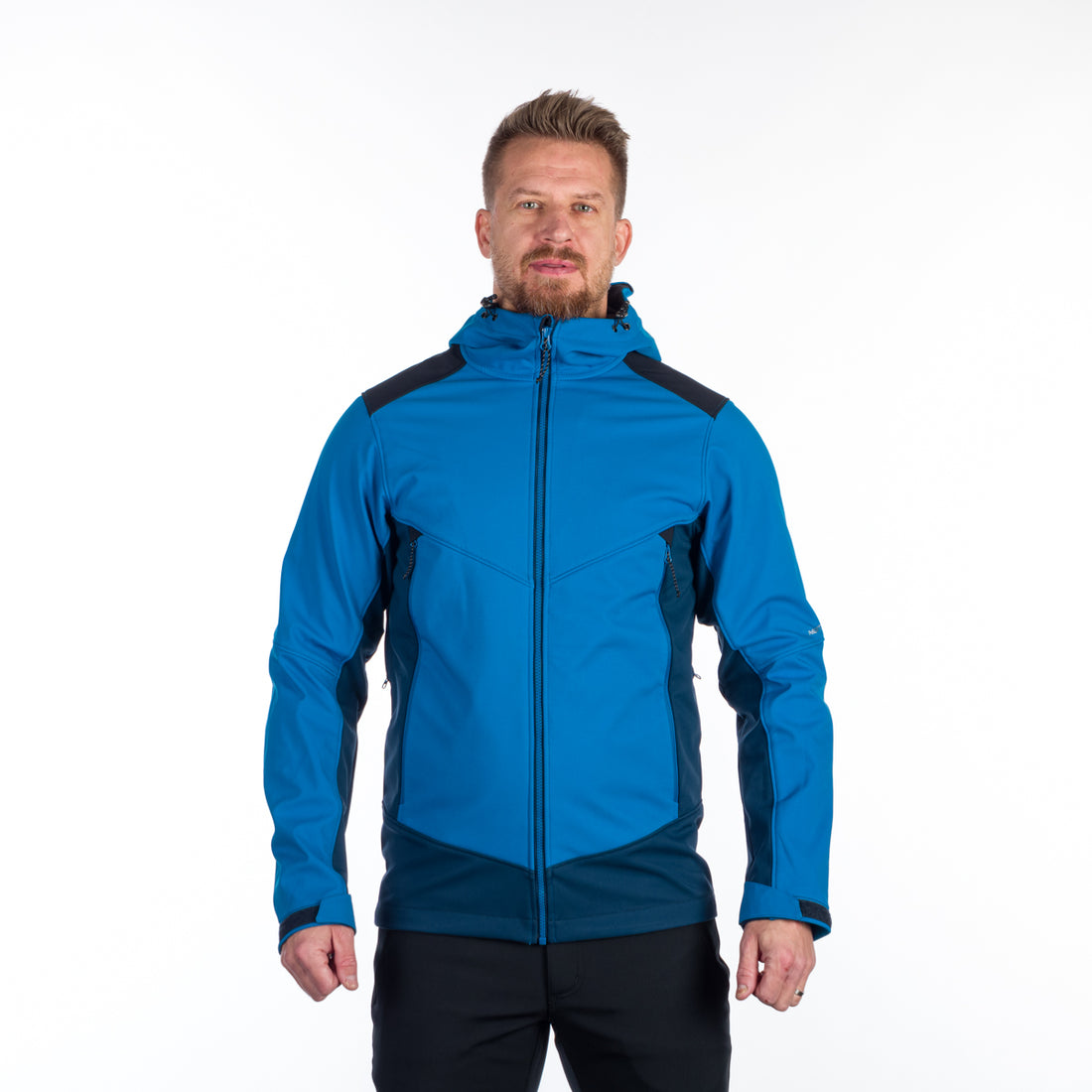 BU-5130OR men's outdoor hoody softshell jacket protect face 3L MORRIS