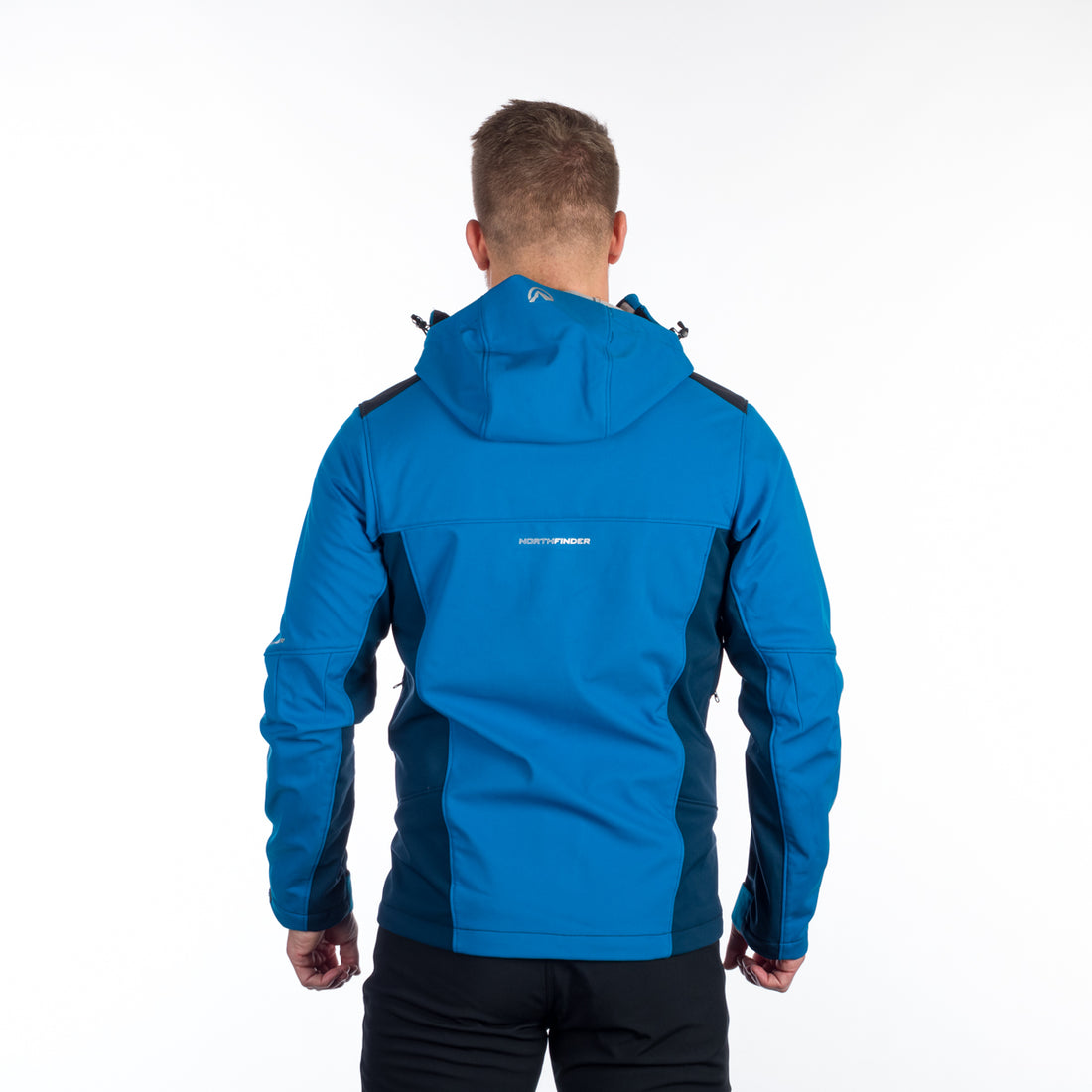 BU-5130OR men's outdoor hoody softshell jacket protect face 3L MORRIS