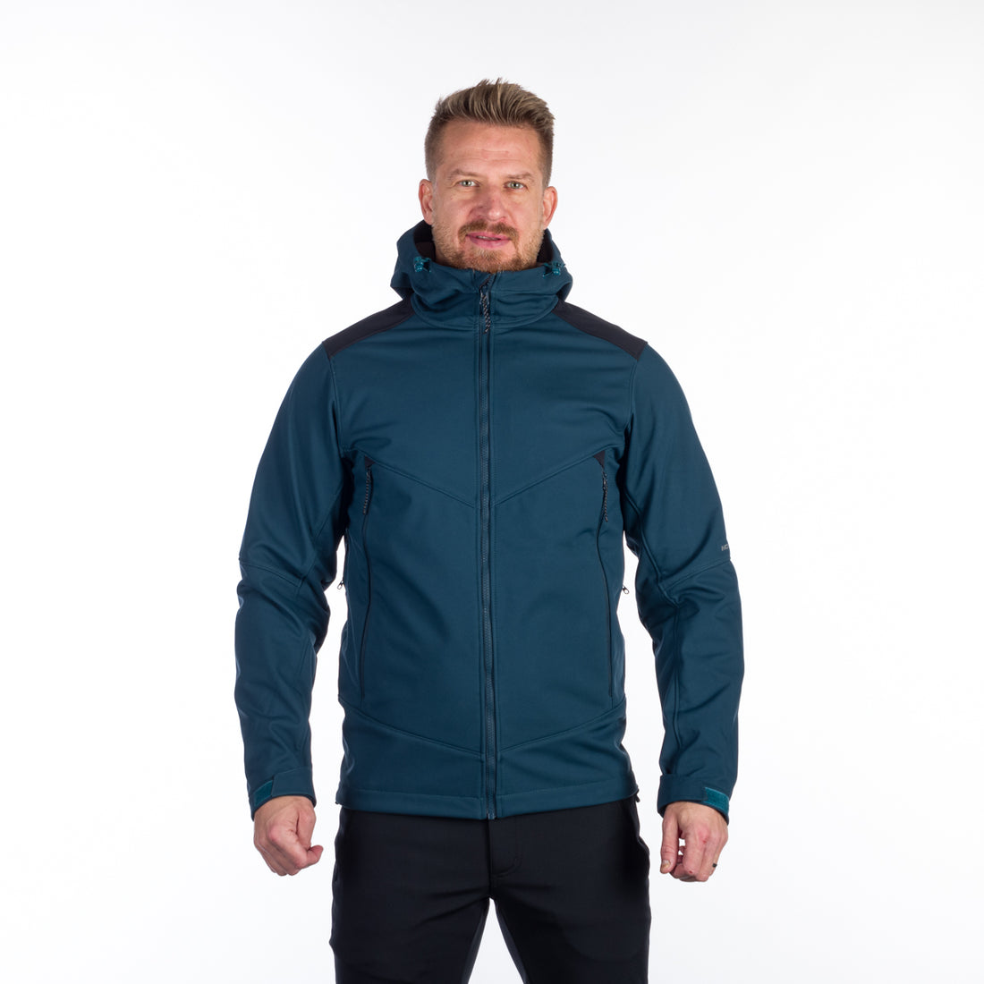 BU-5130OR men's outdoor hoody softshell jacket protect face 3L MORRIS