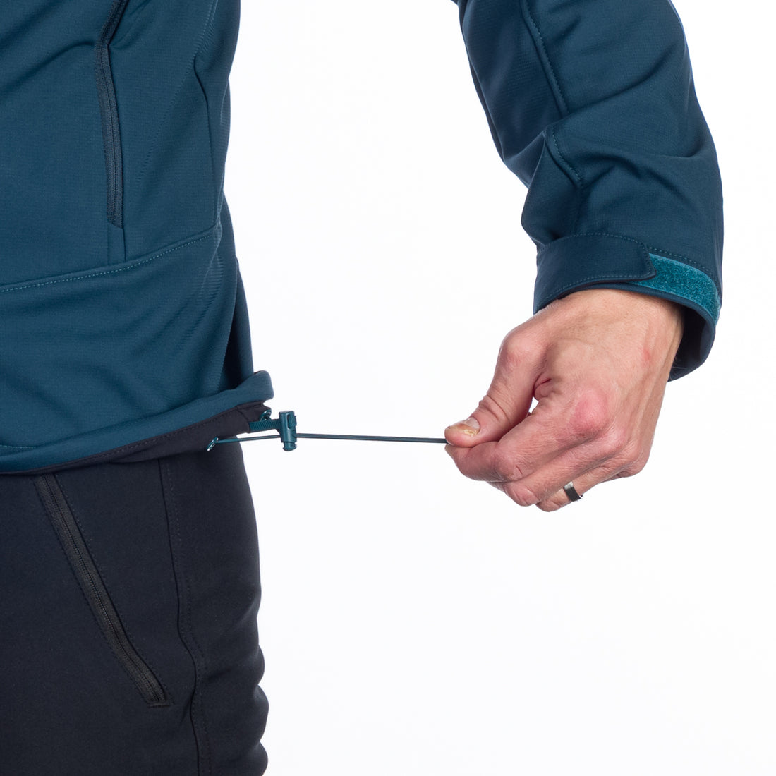 BU-5130OR men's outdoor hoody softshell jacket protect face 3L MORRIS