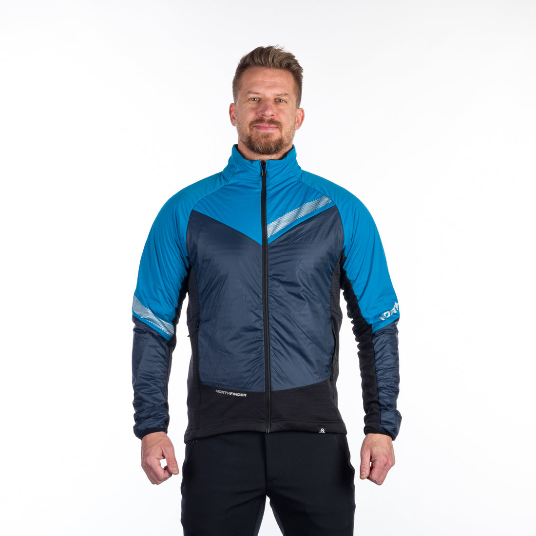 BU-5134OR men's active trekking athletic fit hybrid jacket BILL