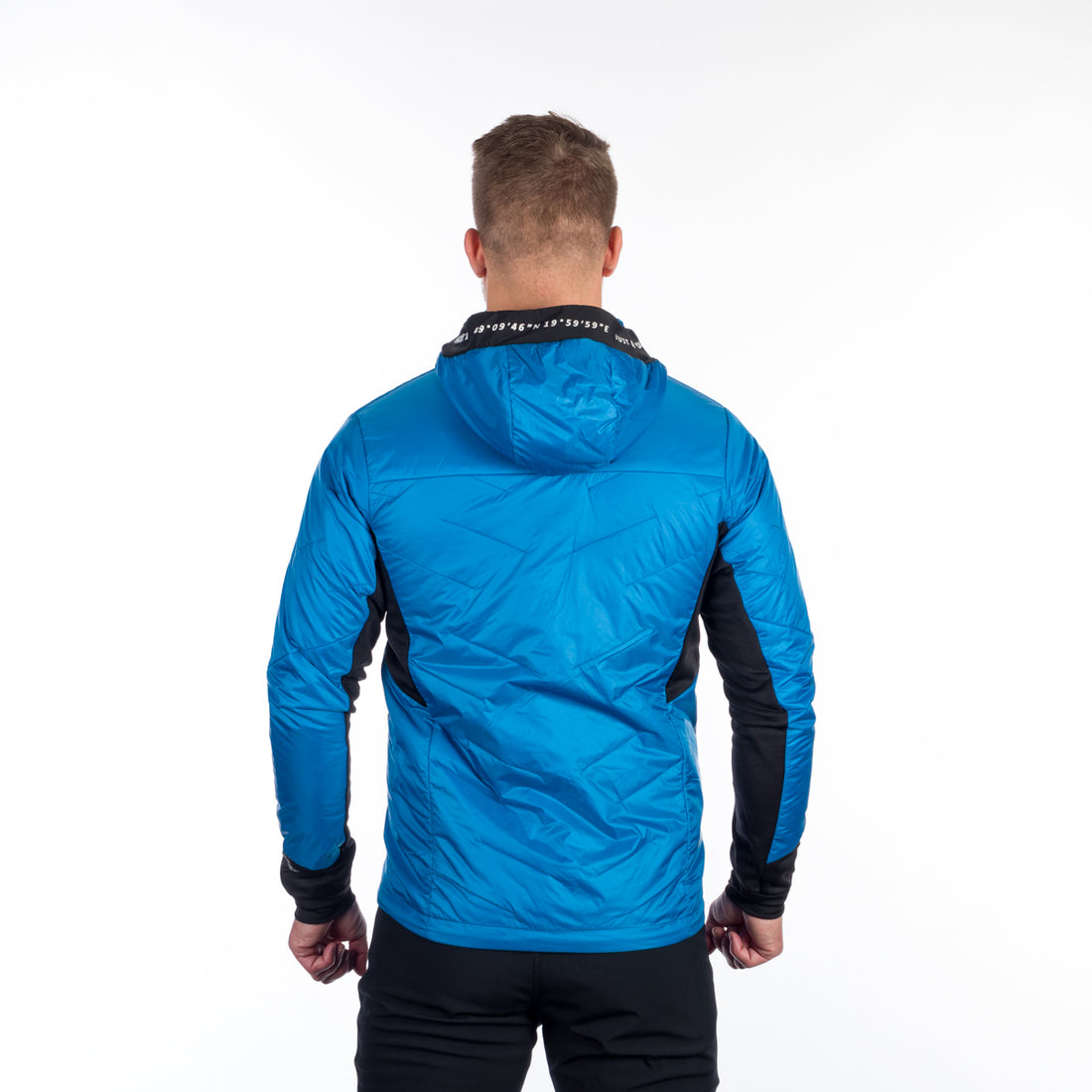BU-5135OR men's hybrid active trekking jacket with PrimaLoft DON
