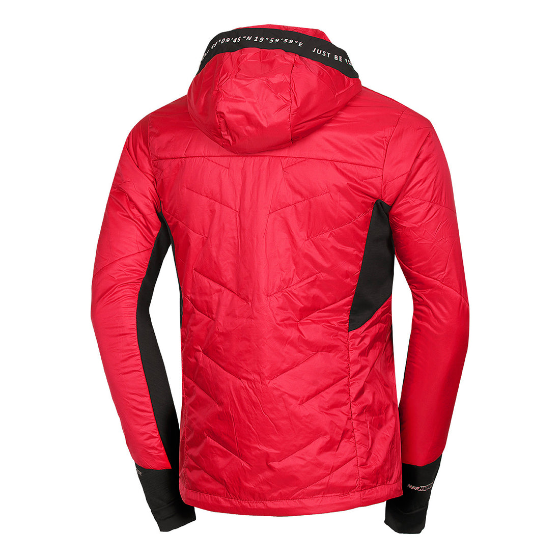 BU-5135OR men's hybrid active trekking jacket with PrimaLoft DON