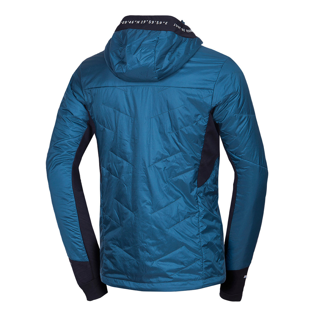 BU-5135OR men's hybrid active trekking jacket with PrimaLoft DON