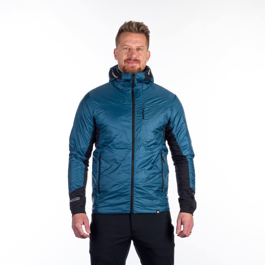 BU-5135OR men's hybrid active trekking jacket with PrimaLoft DON