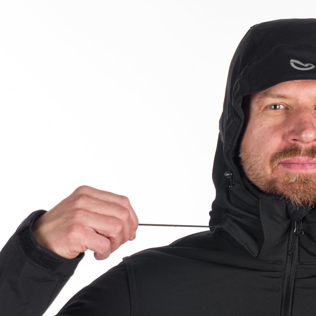 BU-5136OR men's travel softshell hood off jacket 3L TOM