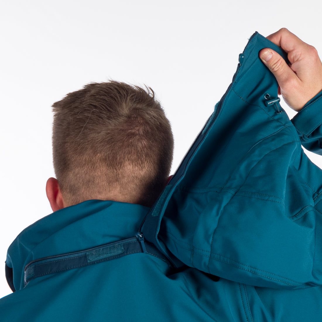 BU-5136OR men's travel softshell hood off jacket 3L TOM