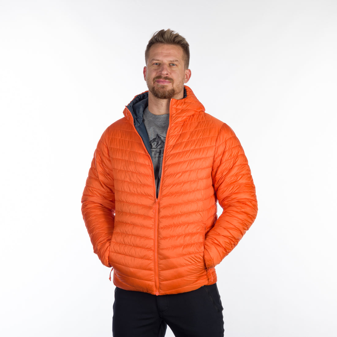 BU-5137OR men's travel insulated reversible jacket WALLACE