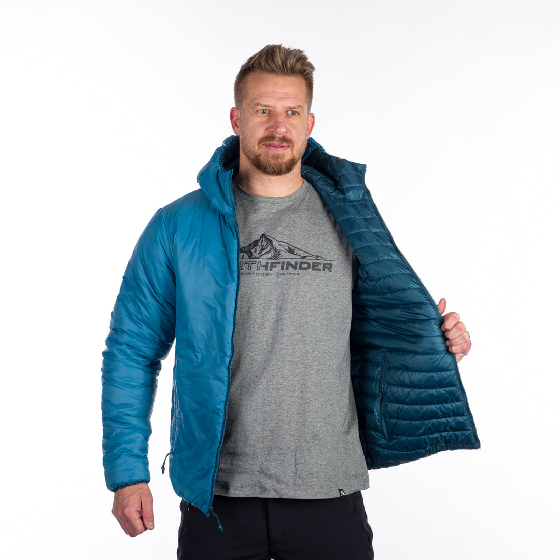 BU-5137OR men's travel insulated reversible jacket WALLACE