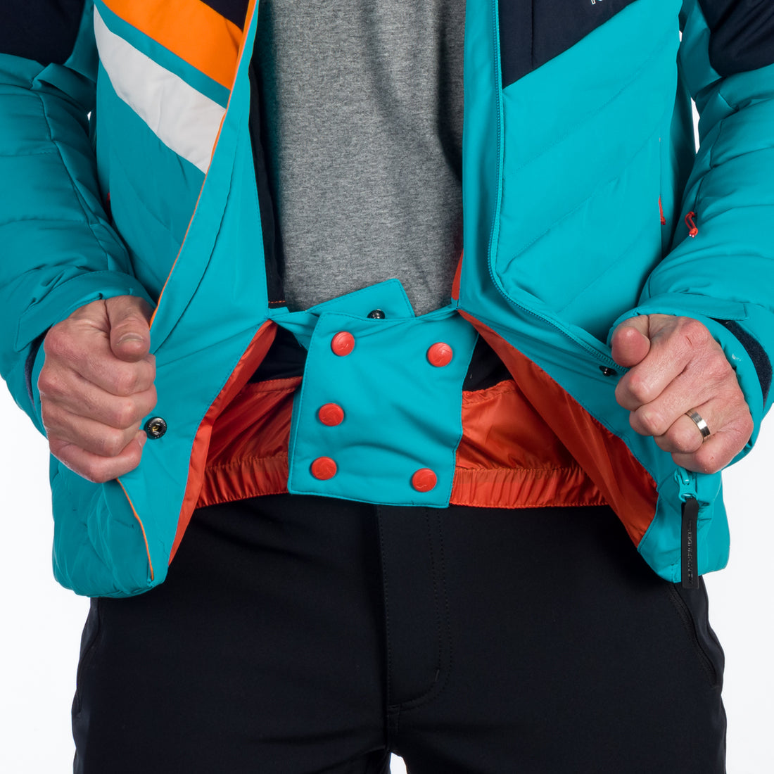 BU-5141SNW men's ski insulated active jacket LAWRENCE